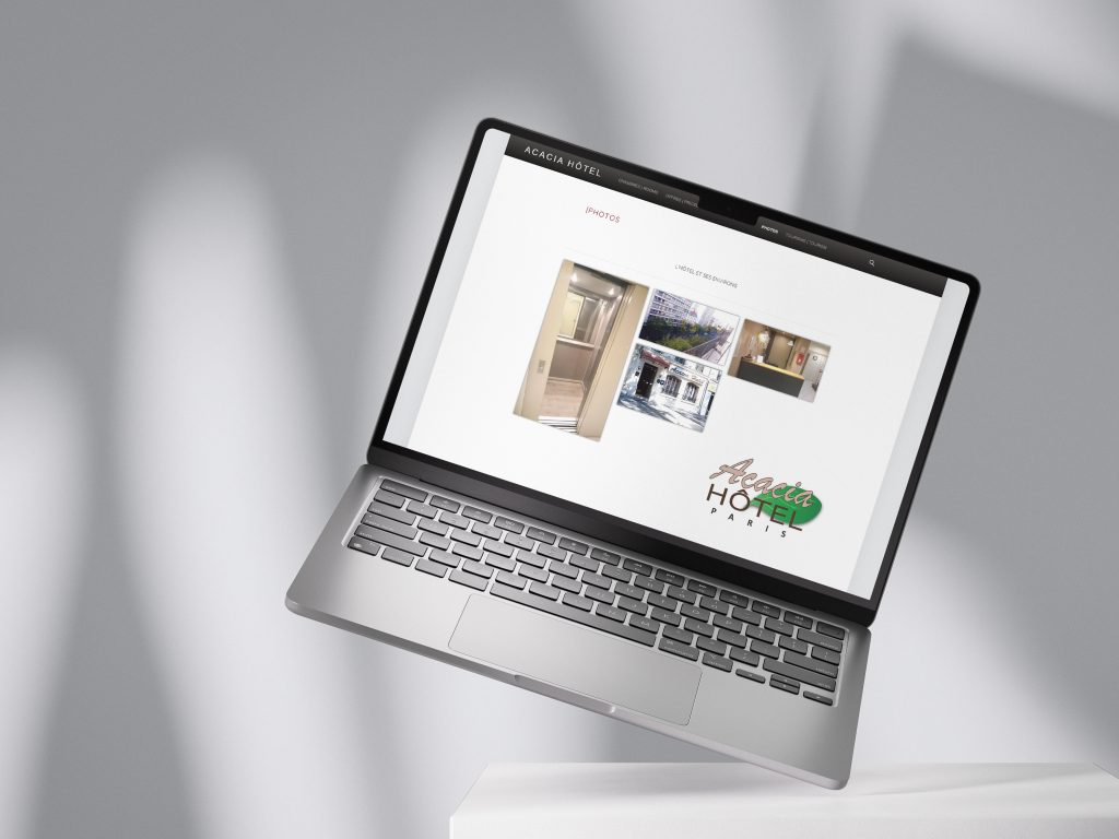 Acacia Hotel : Conception du site internet