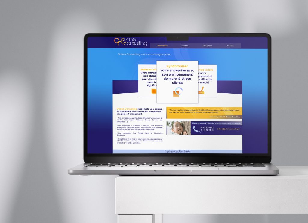 Maquette Oriane Consulting